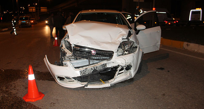 Elazığ’da trafik kazası: 4 yaralı!
