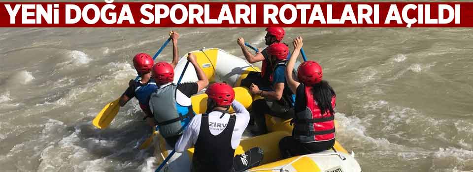 Yeni doğa sporları rotaları açıldı