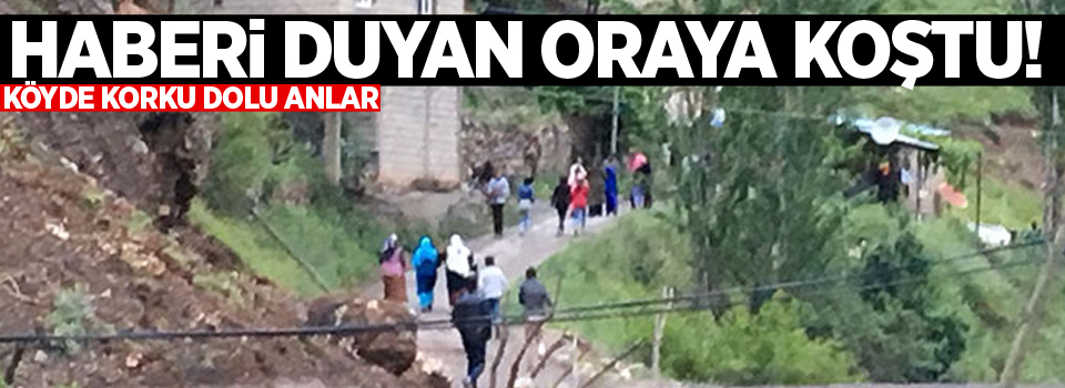 Köyde korku dolu anlar! haberi duyan oraya koştu