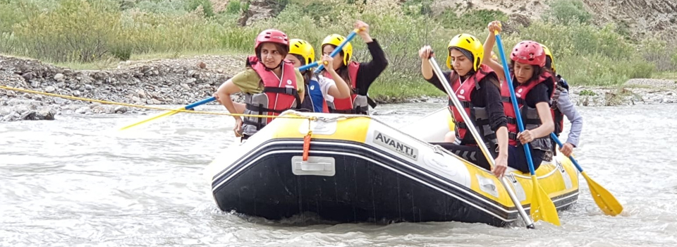 Hakkari Rafting Takımı Tunceli yolcusu