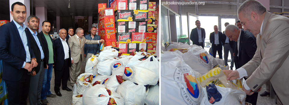 YÜTSO’dan 800 aileye gıda yardımı