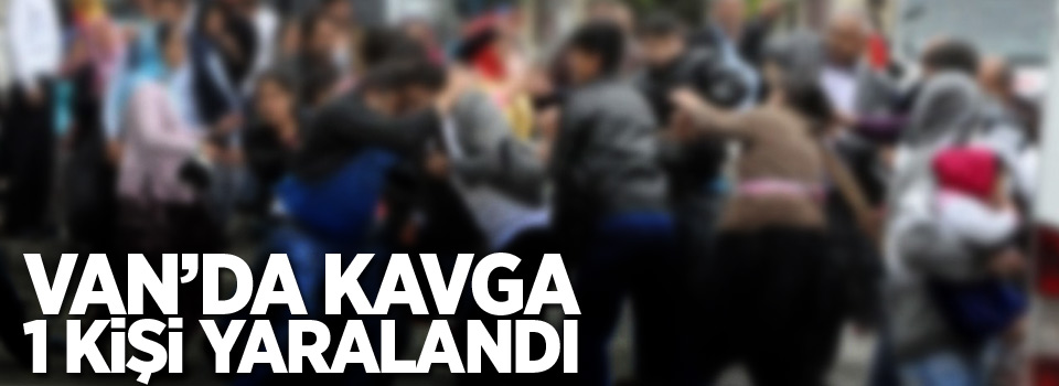 Van'da kavga: 1 yaralı