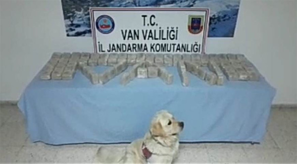 Başkale'de 46 kilo 548 gram eroin ele geçirildi