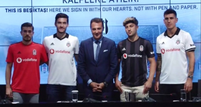 Beşiktaş’ta yeni transferler imzaları attı