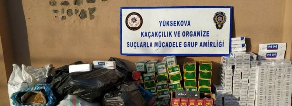 Hakkari'de kaçakçılık operasyonu