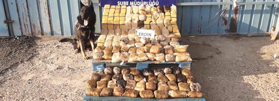 73 kilo 472 gram eroin ele geçirildi