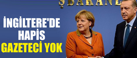 İngiltere'de Hapis Gazeteci Yok