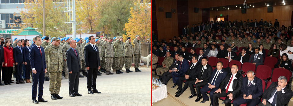 Yüksekova'da 10 Kasım Atatürk'ü anma töreni