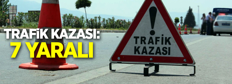 Kars’ta trafik kazası: 7 yaralı