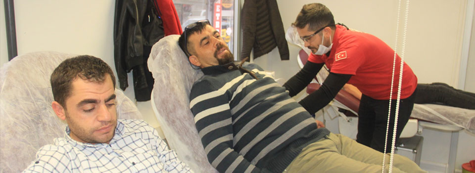 Hakkari’de kan bağışı kampanyası