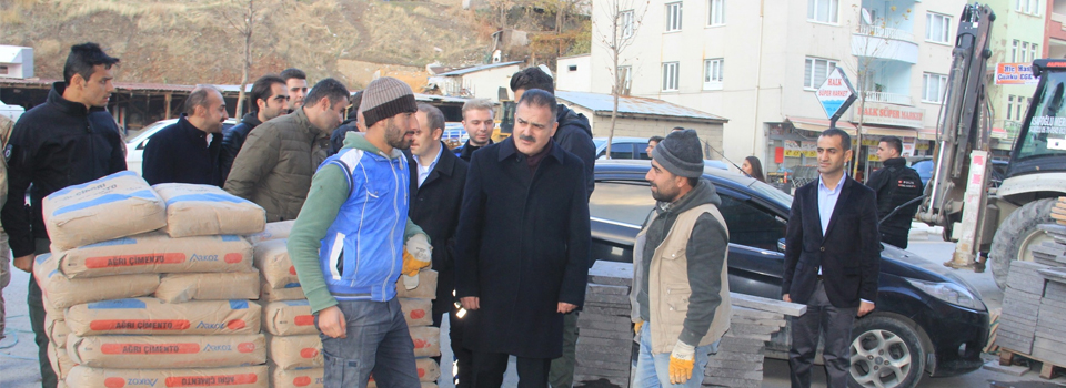 Vali Akbıyık, belediye hizmetlerini inceledi