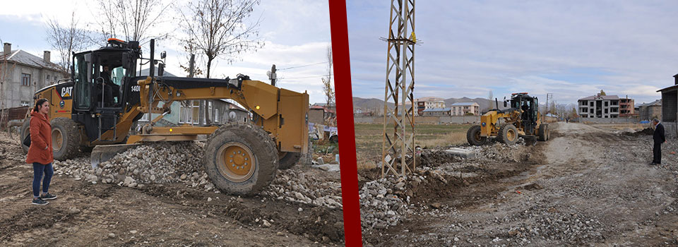 İlçe Genelinde Kumlama çalışmaları devam ediyor