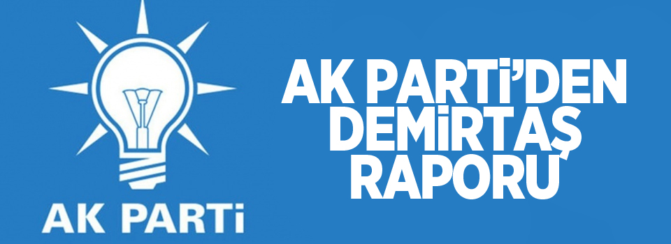 AK Parti'de Demirtaş raporu