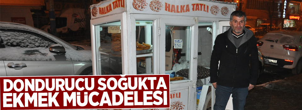 Yüksekova'da Dondurucu soğukta ekmek mücadelesi