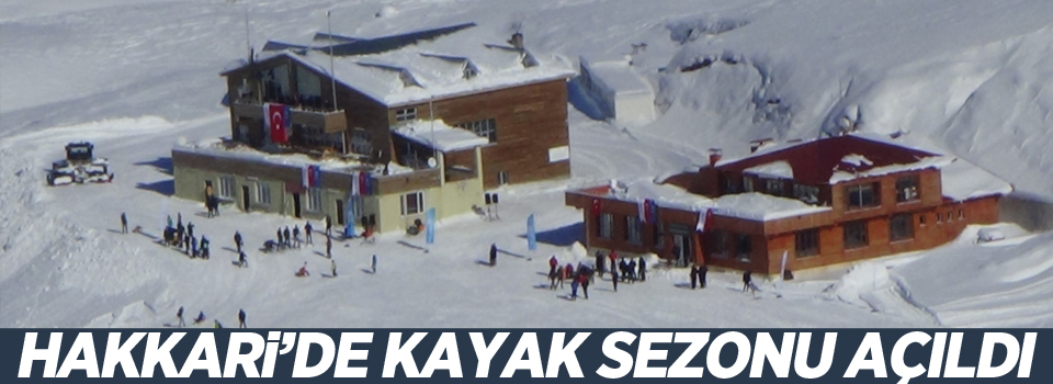 Hakkari’de kayak sezonu açıldı