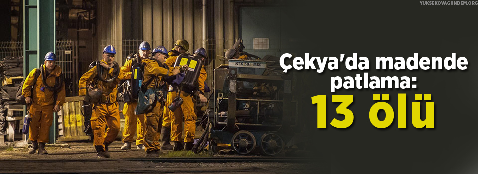 Çekya'da madende patlama: 13 ölü