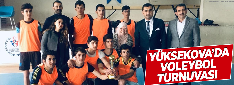 Yüksekova'da Voleybol Turnuvası