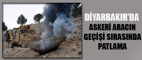 Diyarbakır'da askeri Aracın Geçişi Sırasında Patlama