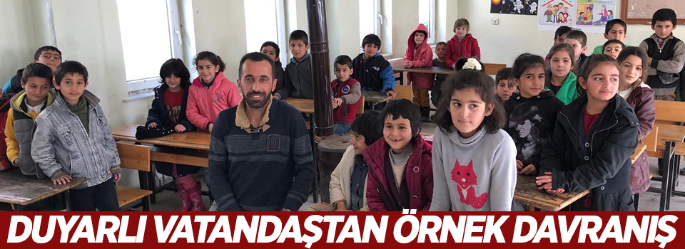 Duyarlı vatandaştan örnek davranış