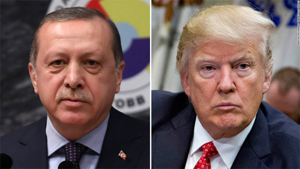 Erdoğan, Trump ile telefonda görüştü