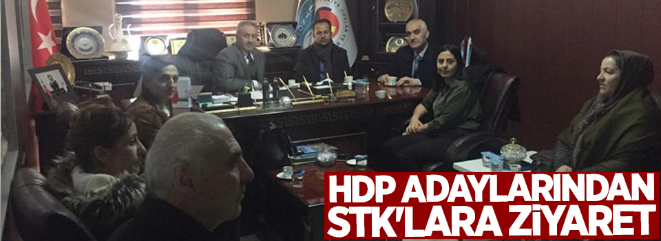 HDP adaylarından STK'lara ziyaret
