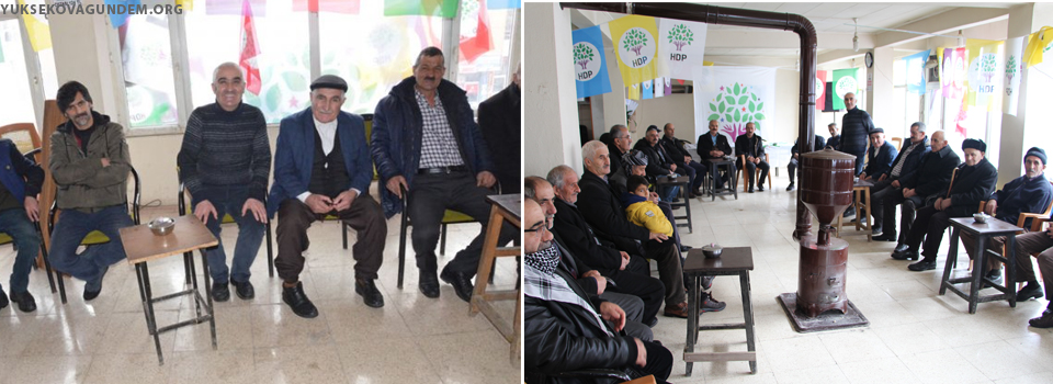 Yüksekova HDP seçim bürosuna ziyaretler devam ediyor