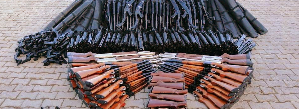 Yüksekova'da 396 adet av tüfeği ele geçirildi