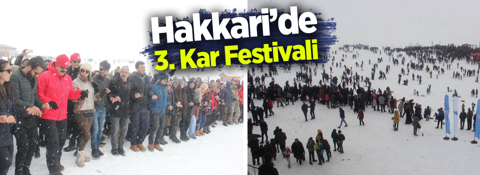 Hakkari’de 3. Kar Festivali