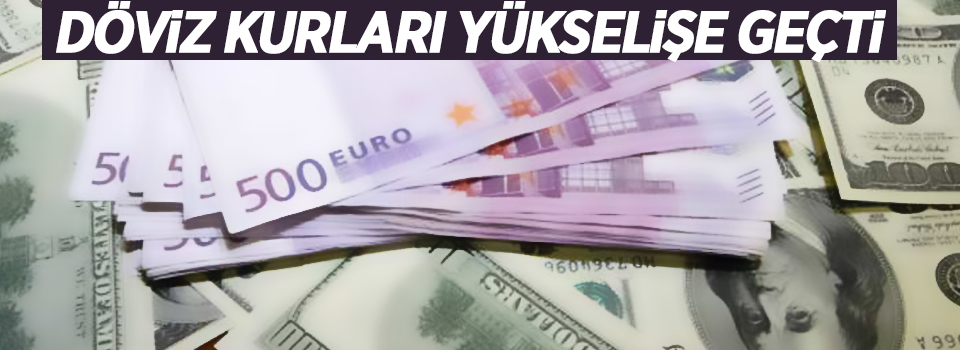 Döviz kurları yükselişe geçti