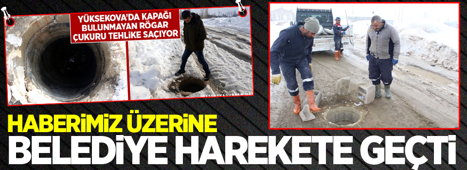 Haberimiz Üzerine Belediye Harekete Geçti