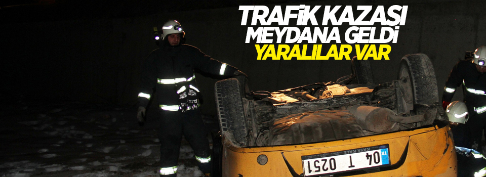 Trafik kazası: 2 yaralı