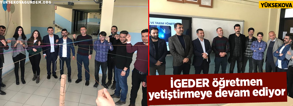 Yüksekova: İGEDER öğretmen yetiştirmeye devam ediyor