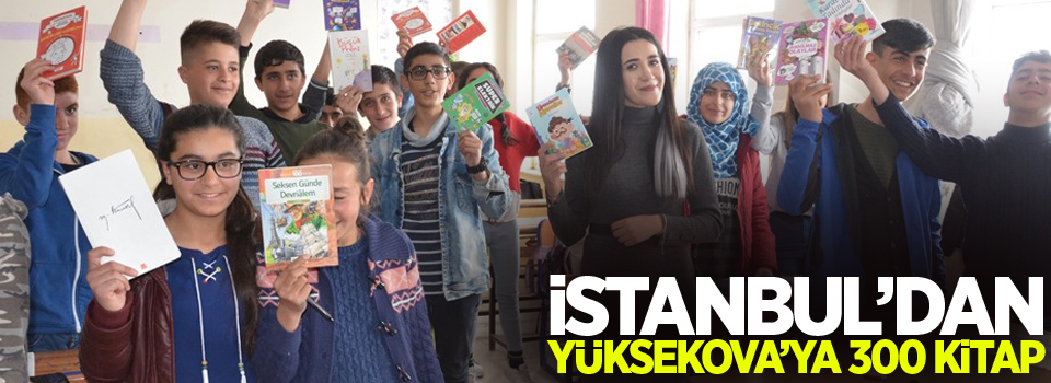 İstanbul’dan Yüksekova’ya 300 kitap