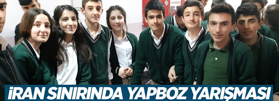 İran sınırında yapboz yarışması