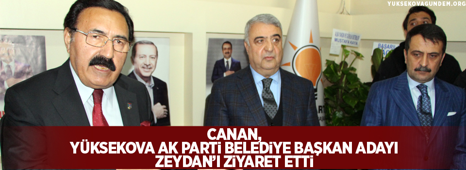Eski HDP'li vekil Canan, Ak Parti Belediye Başkan Adayını ziyaret etti
