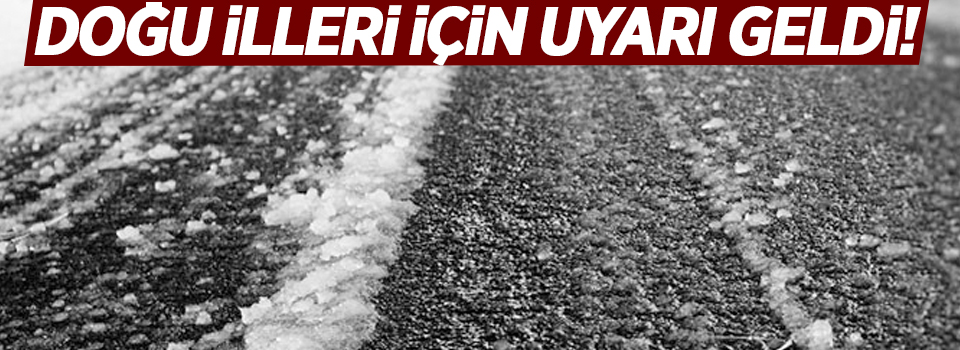 Doğu illeri için yoğun kar yağışı uyarısı