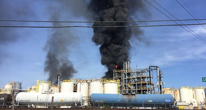 ABD'de kimyasal tesiste yangın: 1 ölü, 2 ağır yaralı