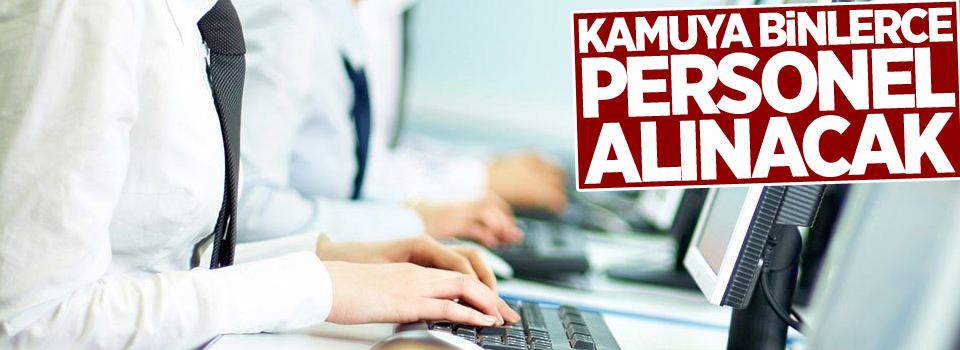 2019 Nisan ayı KPSS'li KPSS şartsız memur personel alımı