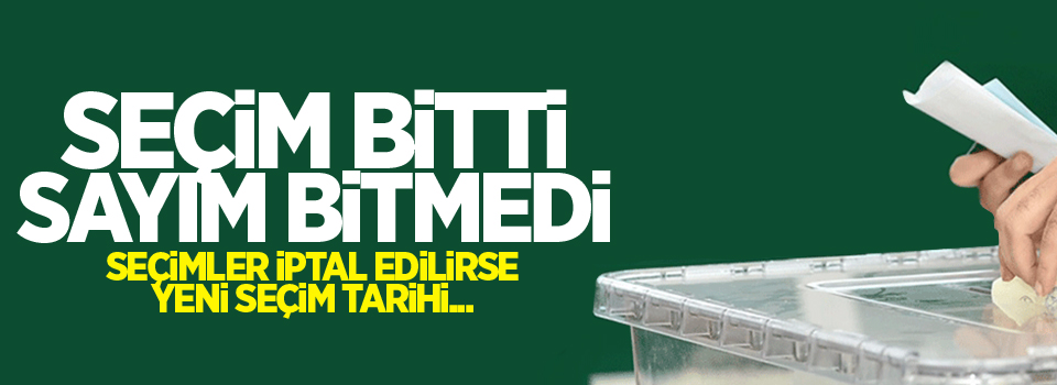 İki hafta oldu sayım bitmedi!