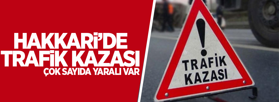 Hakkari’de trafik kazası: 5 yaralı