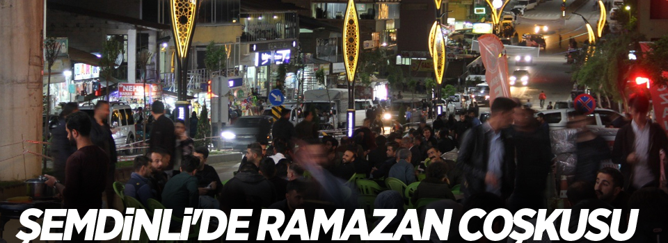 Şemdinli'de Ramazan coşkusu