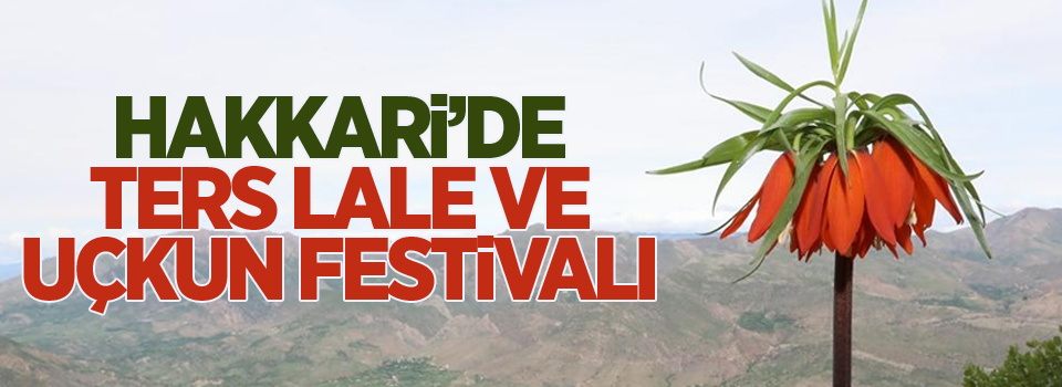 Hakkari’de Ters Lale Ve Uçkun Festivali