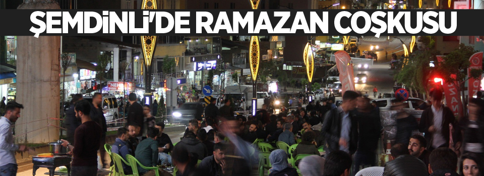 Şemdinli'de Ramazan coşkusu