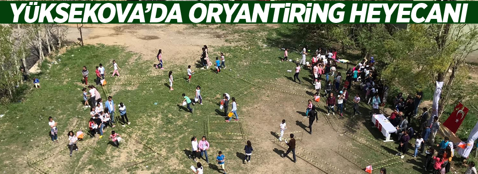 Yüksekova’da oryantiring heyecanı