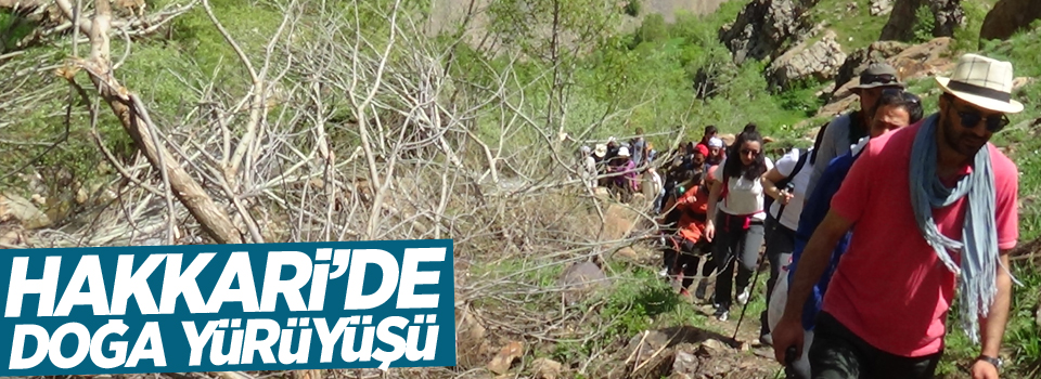 Hakkari’de doğa yürüyüşü