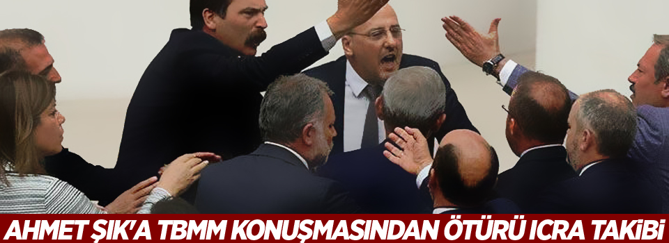 Ahmet Şık'a TBMM konuşmasından ötürü icra takibi