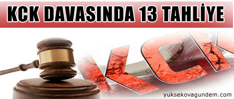 'KCK' davasında 13 tahliye