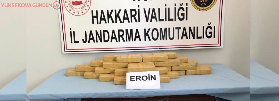 Derecik’te 21 kilo 790 gram eroin ele geçirildi