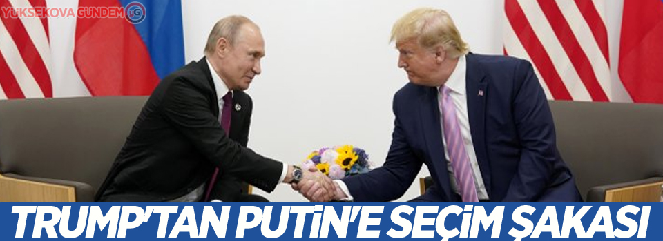 Trump'tan Putin'e seçim şakası