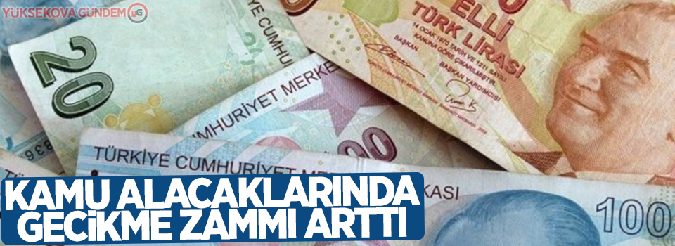 Kamu alacaklarında gecikme zammı arttı